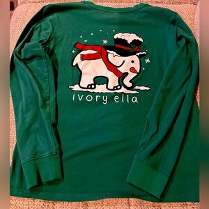Ivory Ella Holiday Long Sleeve Size M